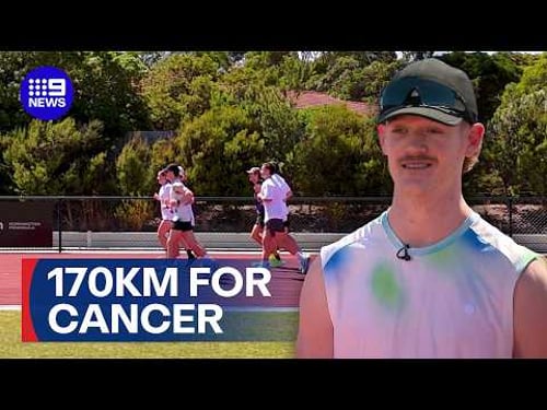 Teen attempts to run 170 kilometres in a single day | 9 News Australia