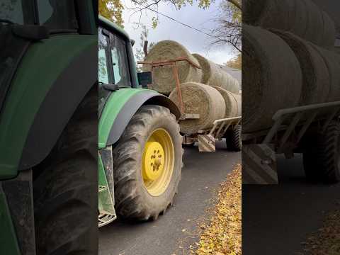 Hay 🚜 #farming #machine #hay #village