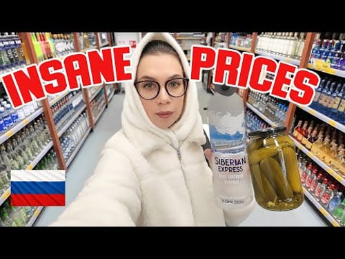 Pre-New Year Prices at a RUSSIAN GROCERY STORE, Burger King in Russia after Sanctions VLOG