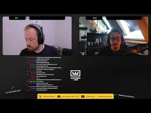 Wooting live Erik & Mark