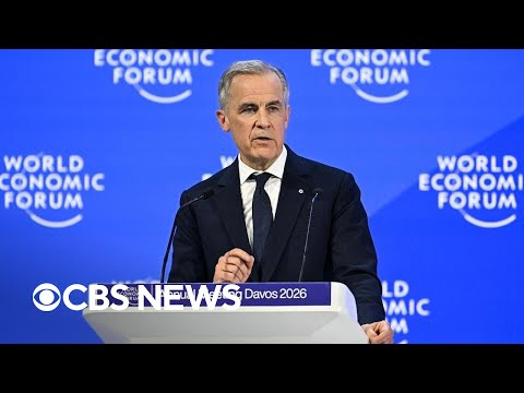 Watch: Canada's Mark Carney says "we are in the midst of a rupture, not a transition"