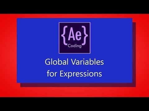 Creating Global Variable in After Effects Expression
