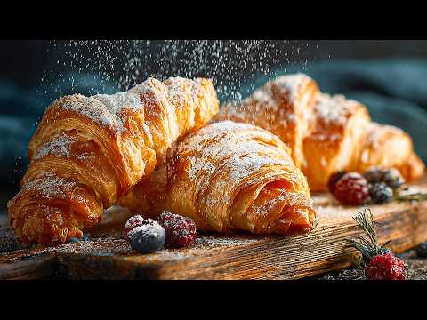 The easiest and most successful dough recipe in the world! Crispy and bubbly croissants for Kings!
