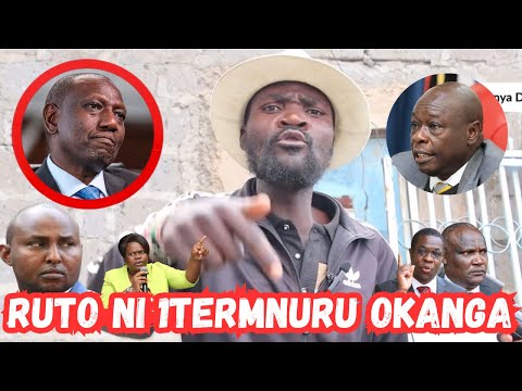 'Ruto hatutakubembeleza,wewe ni 1term upende usipende,Nuru Okanga 1st public speech since Raila died