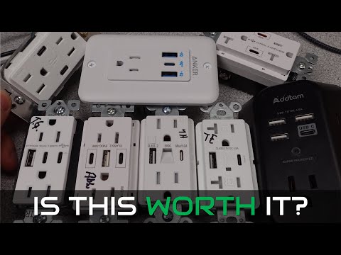 AC Outlets Leviton Anker with USB POWER with Tear down