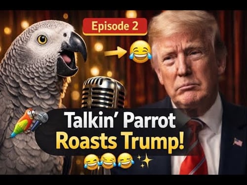 Talking Parrot Roasts Trump (Crowd Can’t Stop Laughing!)