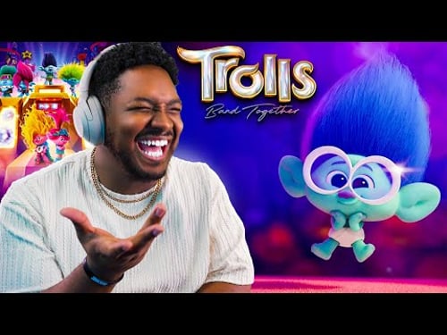 I Watched *TROLLS BAND TOGETHER* For The First Time And Was Dying Laughing