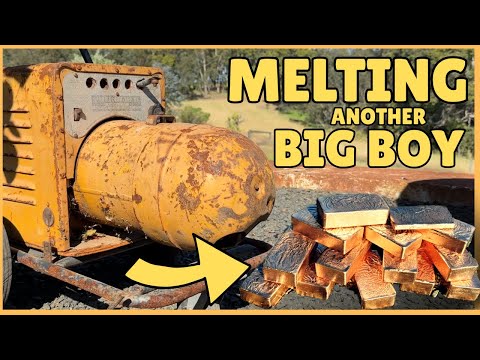 Massive Copper Recovery - Scrap Yard Salvage - ASMR Metal Melting - Bulk Copper Ingots
