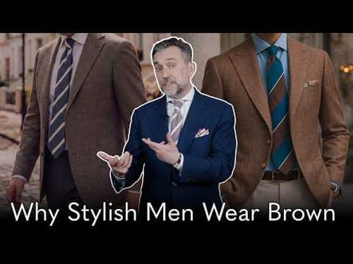 Why Brown Is the Most Sophisticated Colour in Tailoring