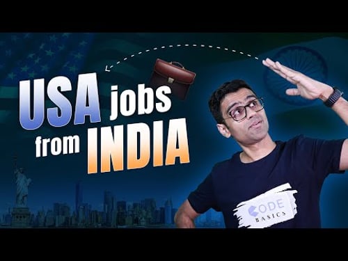5 Ways To Get a JOB in the USA from India