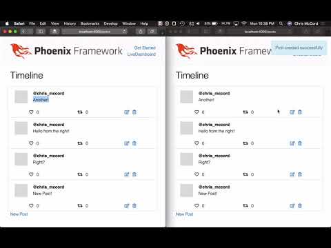 Build a real-time Twitter clone in 15 minutes with LiveView and Phoenix 1.5