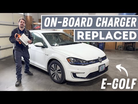 VW e-Golf Won't Charge! On-Board Charger And Fuel Door Replacement