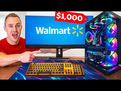 I Built A $1000 Gaming Setup from WALMART!