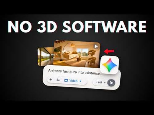 How to Create SUPERB Real Estate Furniture Popping Up Animation with AI