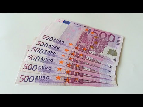Почему так быстро растёт цена на банкноты 500 Евро.