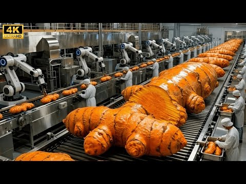 Inside a Modern Turmeric Powder Factory: From Fresh Roots to Golden Powder (Full Process)