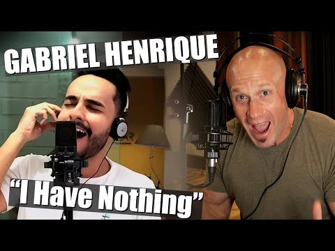 First time hearing Gabriel Henrique "I Have Nothing" - Whitney Houston (Vocal Analysis)