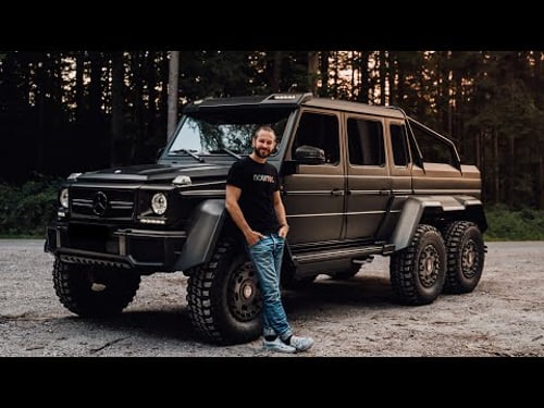 we drive a Mercedes AMG G63 6X6 through the forest in Germany / The Supercar Diaries