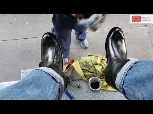 S3E109 Danny Premium Craftsman shoe shiner #mexico #mx #ASMR #shoeshine #faustoarizmendi