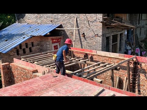 A man spent $30,000 to build his own house in the countryside