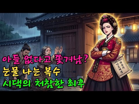 아들 못 낳았다고 나가라?" 며느리의 소름 돋는 복수극 💥 | 야담 | 민담 | 전설 | 설화 | 옛날이야기 | 오디오북