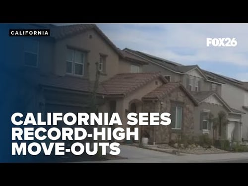 California sees record-high move-outs, cost of living push residents to leave