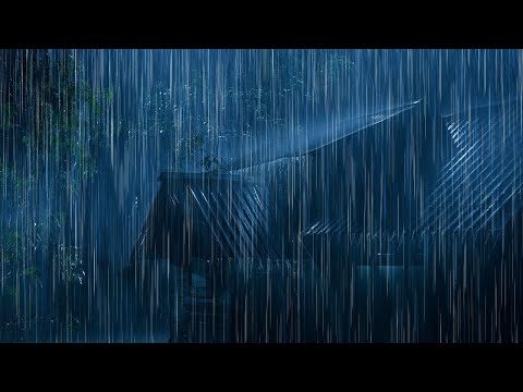 양철 지붕에 쏟아지는 폭우, 숙면을 위한 • 밤에는 빗소리와 천둥소리로 즉시 숙면을 취하세요