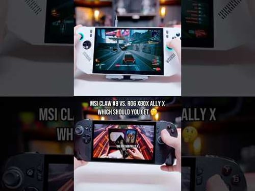 Should You Get MSI Claw A8 or ROG Ally X 🤔 Handheld Gaming Consoles Compared