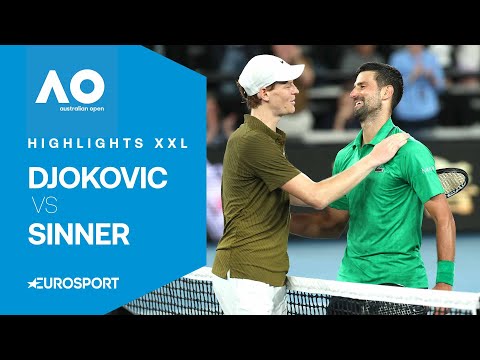 Novak Djokovic - Jannik Sinner | Highlights XXL deutsch | Halbfinale | Australian Open 2026