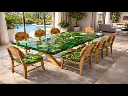 Let's Watch How I Created This Stunning Epoxy Koi Fish Tabletop Art!