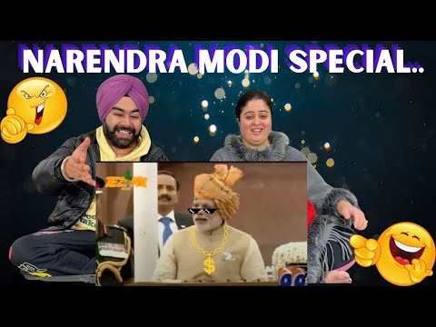 Punjabi Reaction On Narendra Modi All Funny Azizi Totay Punjabi Dubbing Tezabi Totay Punjabi Totay