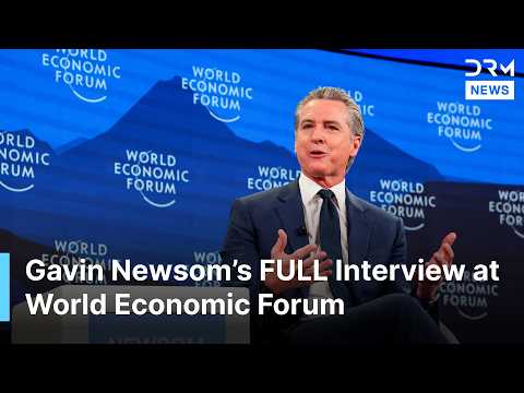 FULL DISCUSSION: Gavin Newsom Slams Trump’s Authoritarianism in Explosive WEF Interview | AC1G