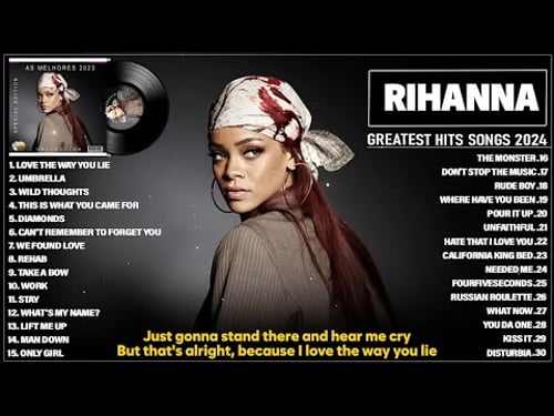 Rihanna Songs Playlist 2024 Lyrics - The Best Of Rihanna - Rihanna Greatest Hits Full Album 2025