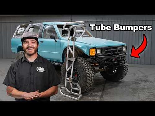 DIY Tube Bumpers & Rock Sliders On My Dream 4Runner