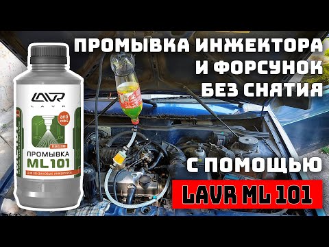 Промывка инжектора и форсунок без снятия | LAVR ML 101