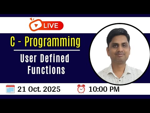 C Programming | User Defined Function
