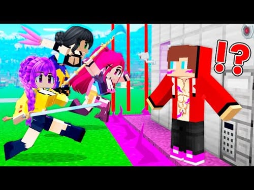 DEMON JJ VS RUMI MIRA ZOEY in SECURITY HOUSE!? Can it be a TRAP? - Maizen Minecraft JJ & Mikey
