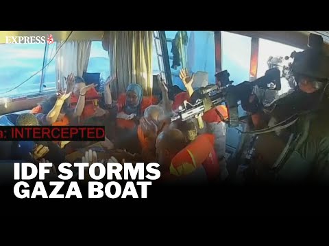 Armed IDF soldiers storm Gaza flotilla boats in livestreamed footage from activists