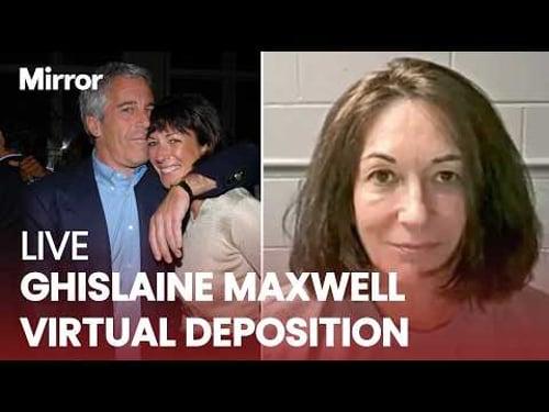 LIVE: Ghislaine Maxwell appears before US Congress in virtual deposition on Epstein files
