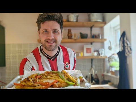 Coventry v Southampton. Spice Bag! Crispy Chicken. Chips. Curry Sauce.