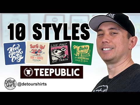 Want Sales on TeePublic? See 10 Popular Styles That Sell