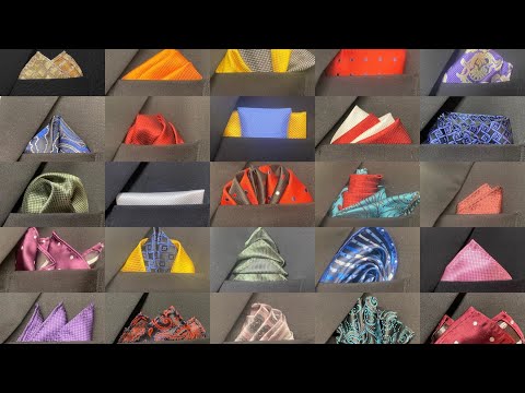 25 Pocket Square Folds