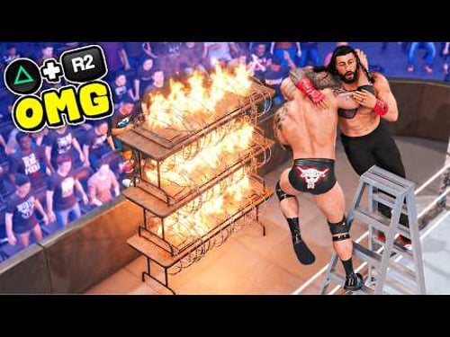 Hitting a Rock Bottom in EVERY WWE 2K Game!