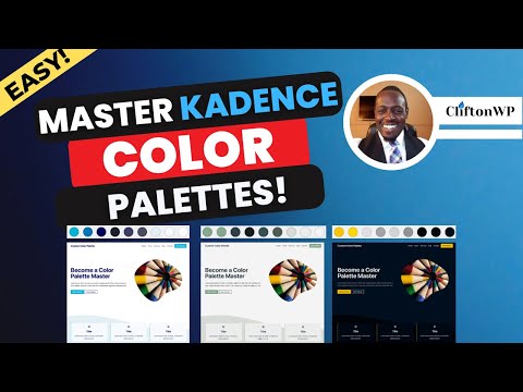 🔥Website Color Palette Tutorial: How to Create and Apply Multiple Color Palettes with Kadence Theme