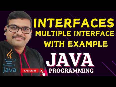 INTERFACES ( MULTIPLE INHERITANCE ) - JAVA PROGRAMMING