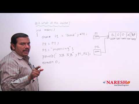 Strings | C Technical Interview Questions and Answers | Mr. Ramana