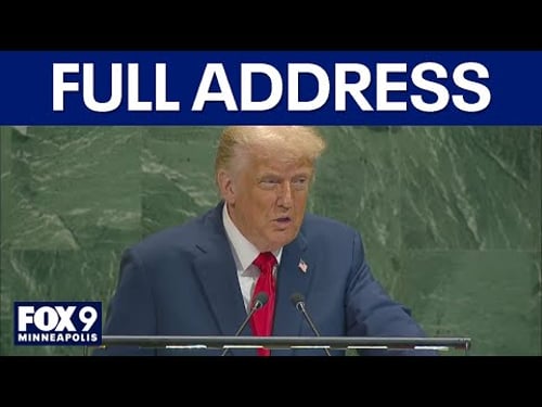 President Donald Trump's full address to the United Nations