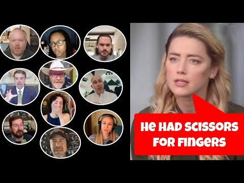 Lawyers and Others React to Amber Heard's Disastrous Scissorhands Answer in Interview.