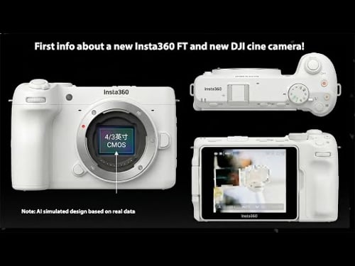 The camera industry revolution is coming: Insta360 camera with FT sensor and new DJI cinema camera!