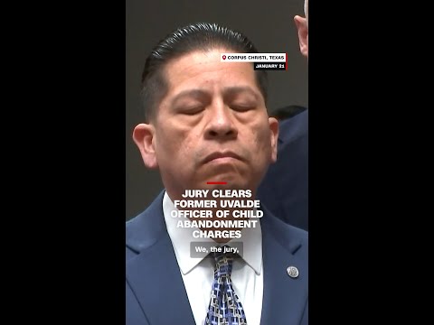 Jury clears former Uvalde officer of child abandonment charges